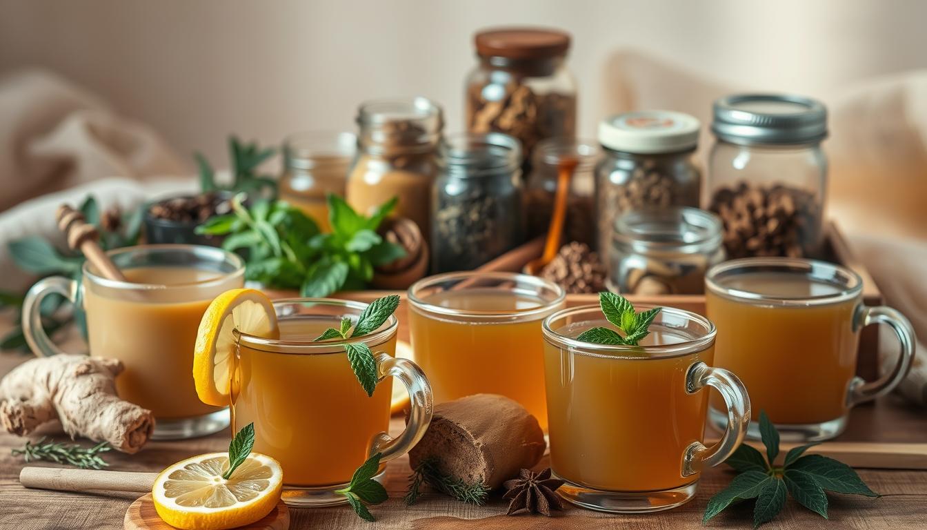 herbal teas for cold and flu symptom relief